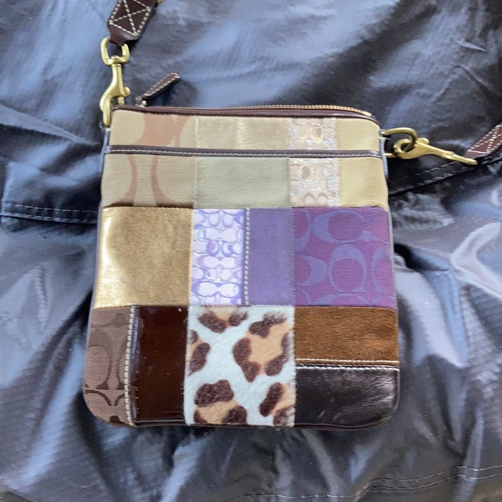 Coach vintage crossbody quilt bag